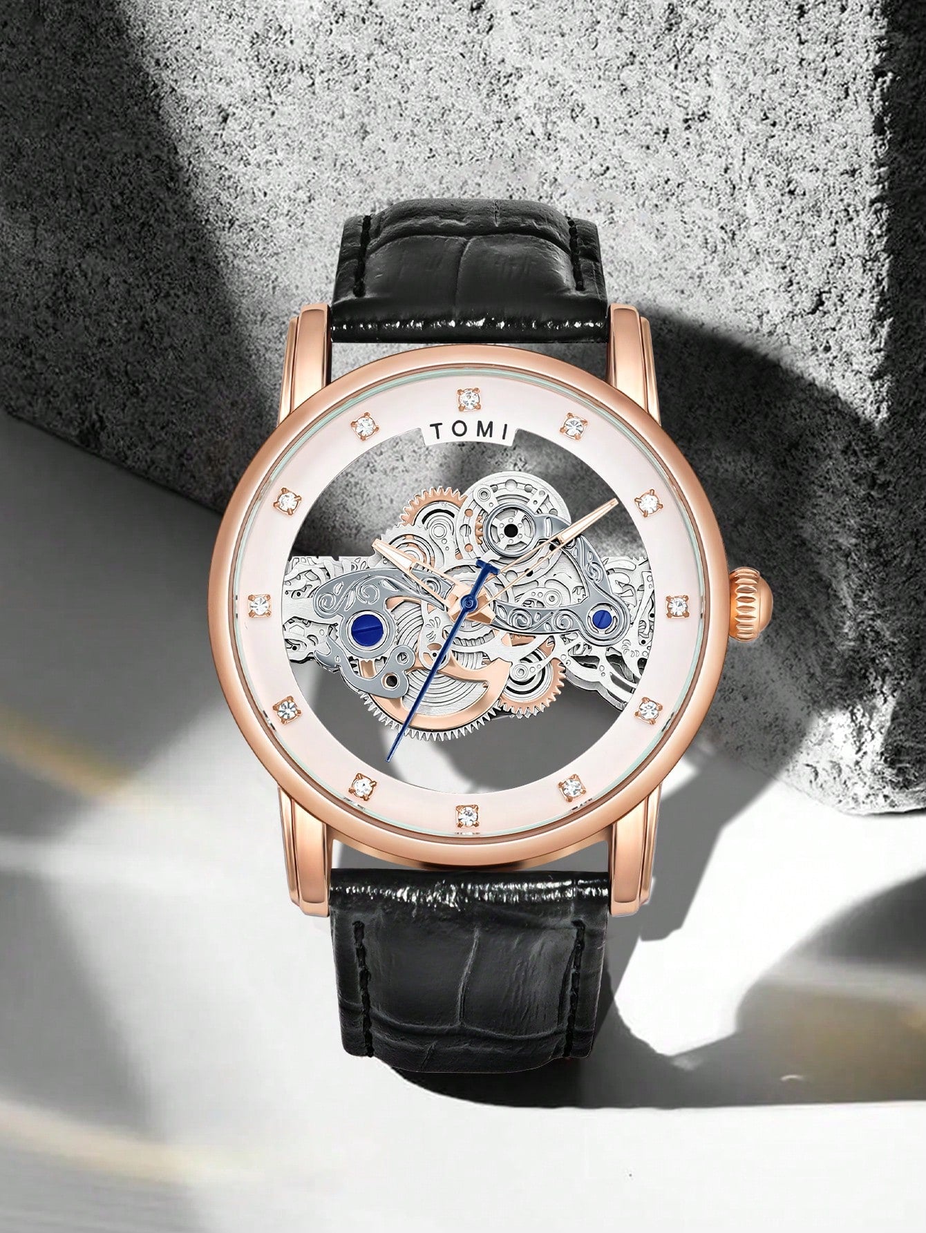 TOMI T-102 Face Gear Dual Strap Luxury Watch