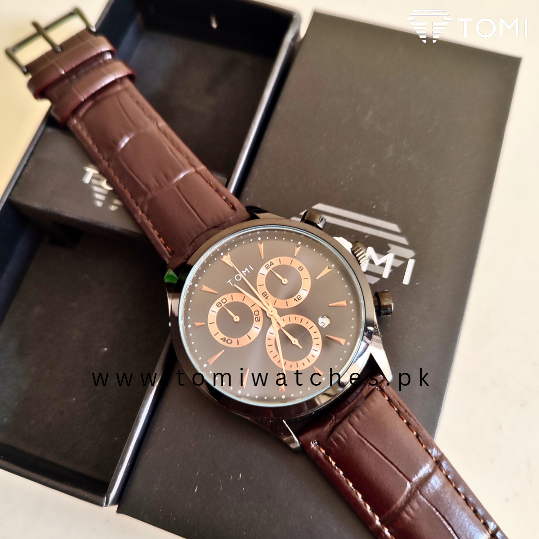 TOMI T-602 Chronograph Luxury Men's Watch