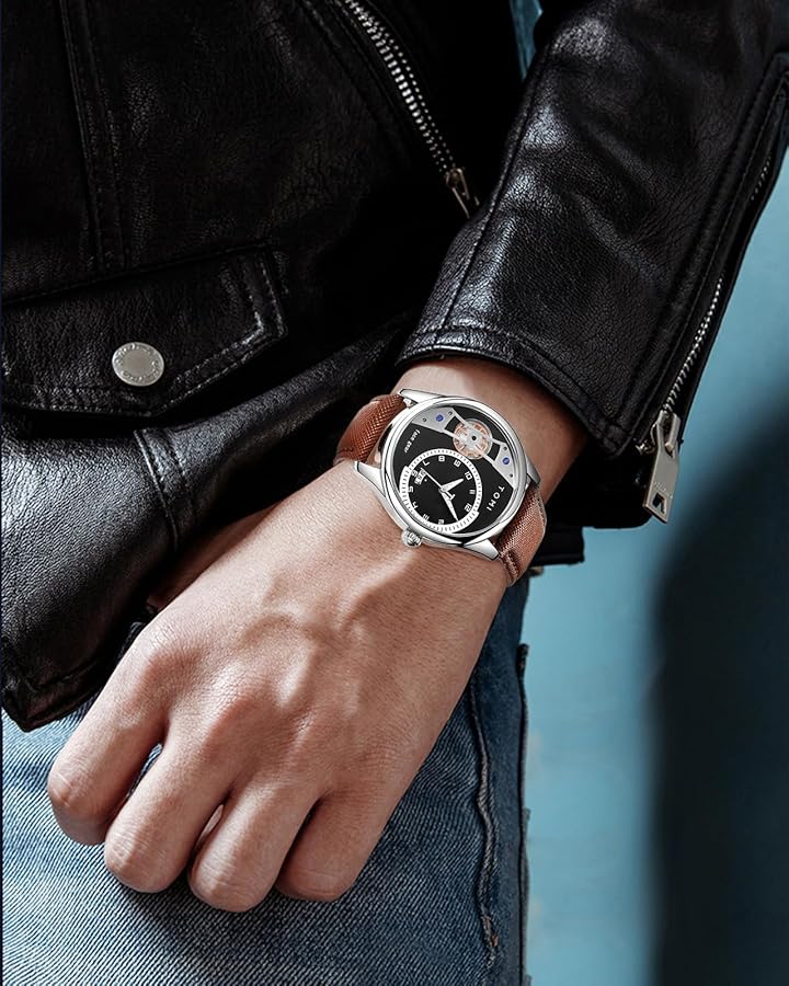 TOMI T-105 Face Gear Dual Strap Luxury Watch