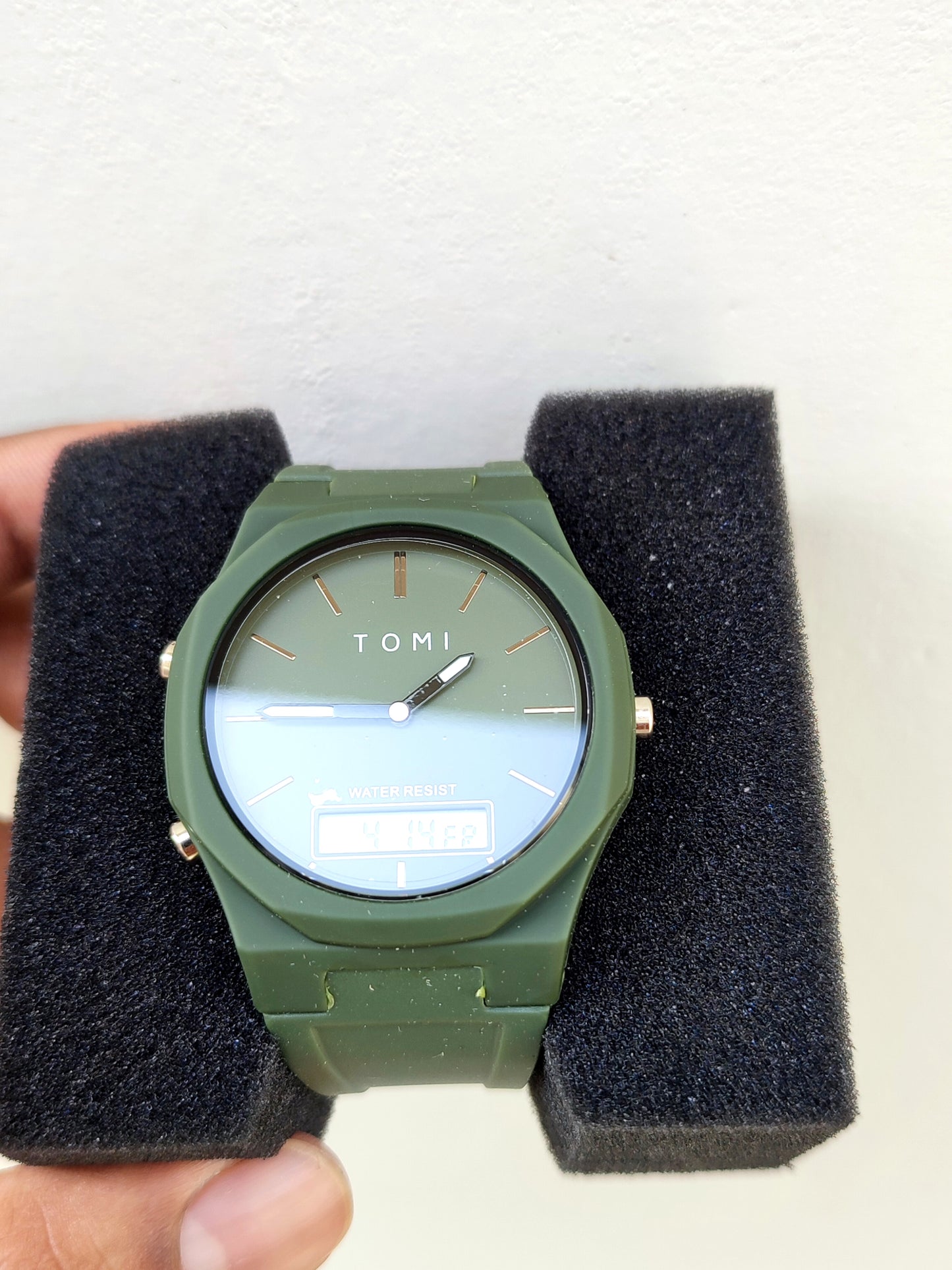 TOMI T-238 Dual Time Sports Watch
