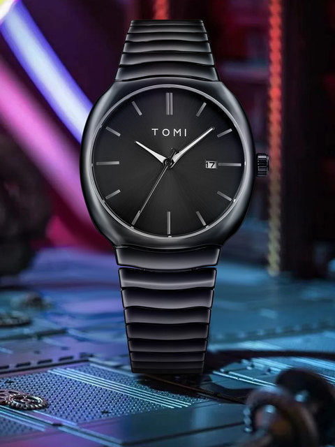 TOMI T-307 New Men's Luxury Business Watch Gift Box Set