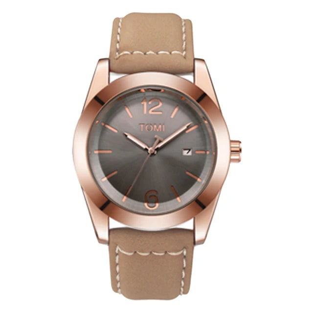 TOMI T-095 Luxury Watch Dial Quartz Date