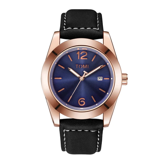 TOMI T-095 Luxury Watch Dial Quartz Date
