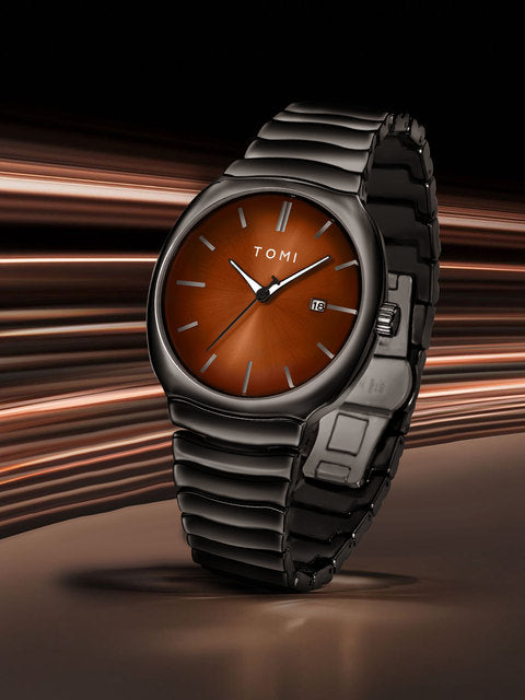 TOMI T-307 New Men's Luxury Business Watch Gift Box Set