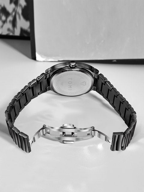 TOMI T-307 New Men's Luxury Business Watch Gift Box Set