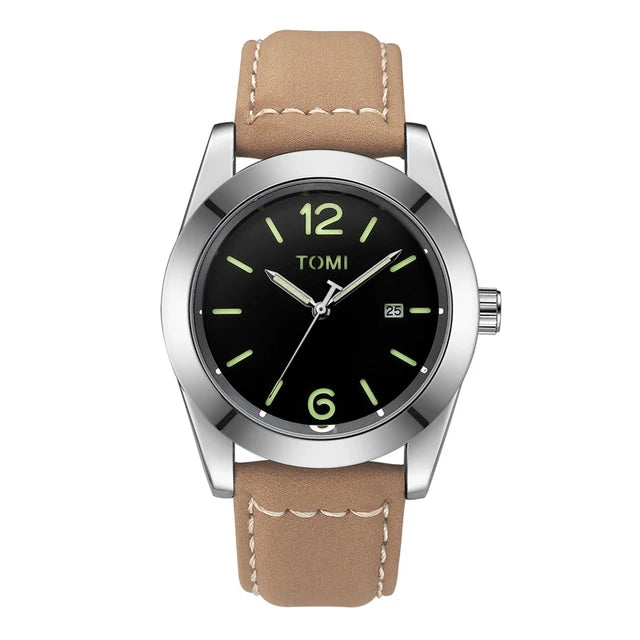 TOMI T-095 Men's Luxury Business Wrist Watch Quartz