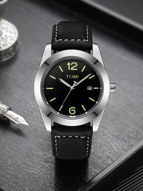 TOMI T-095 Luxury Watch Dial Quartz Date