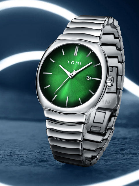 TOMI T-307 New Men's Luxury Business Watch Gift Box Set