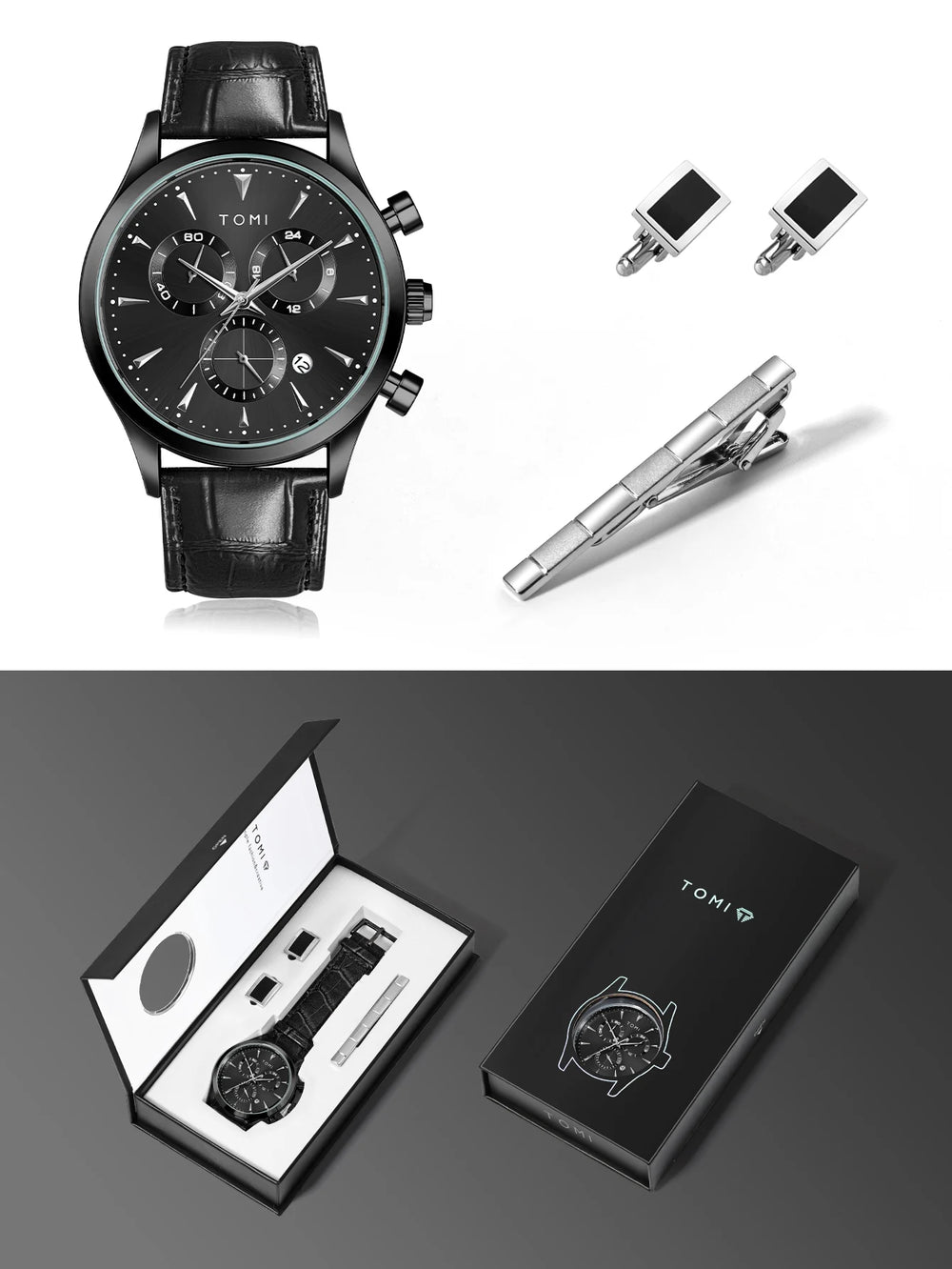 TOMI T-602 Chronograph Premium Luxury Business Men's Watch