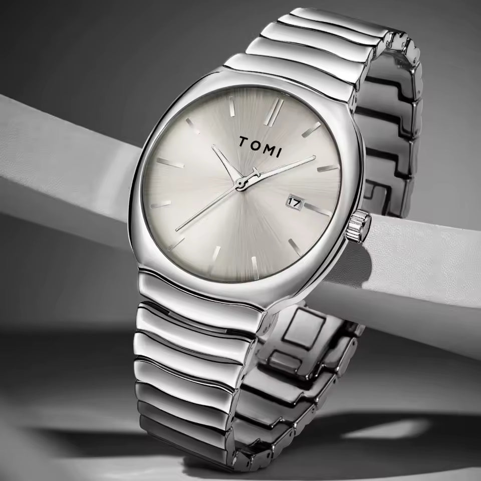 TOMI T-307 New Men's Luxury Business Watch Gift Box Set