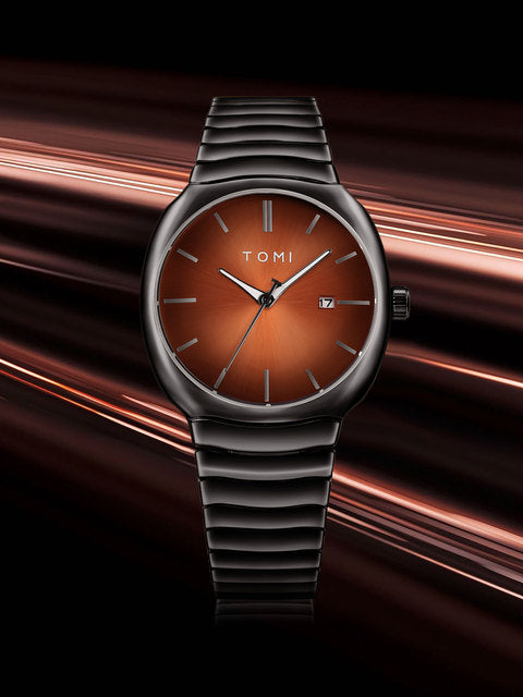 TOMI T-307 New Men's Luxury Business Watch Gift Box Set