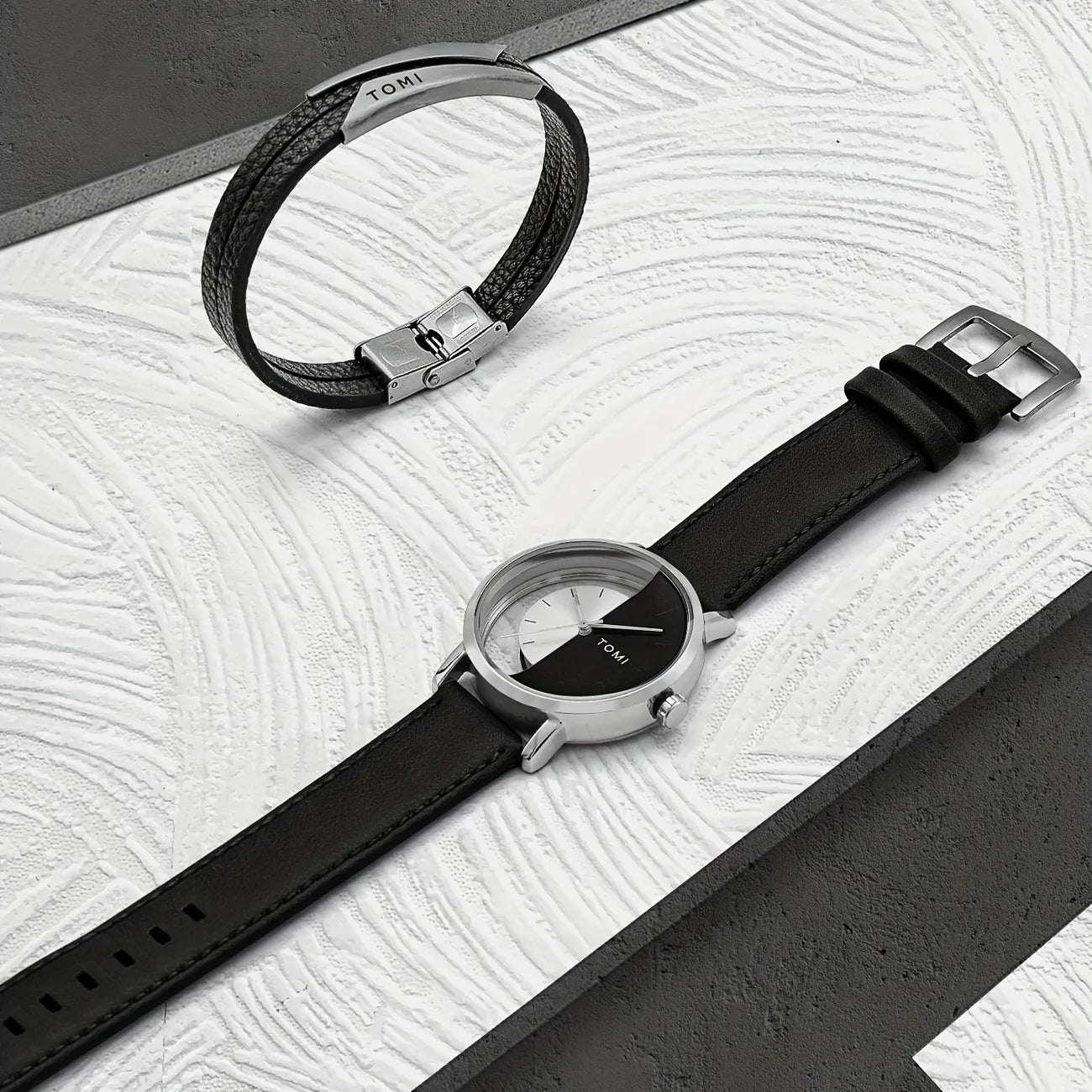 TOMI T-080 Unisex Watch With Bracelet