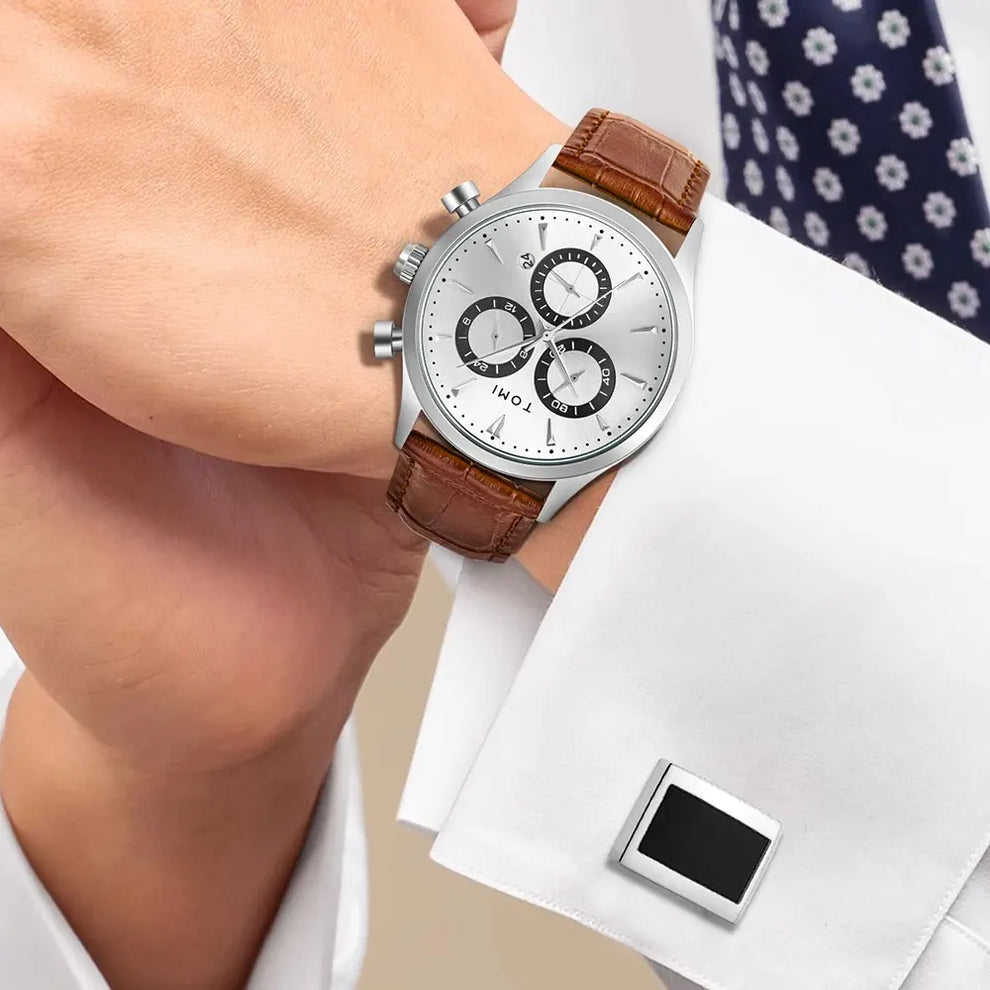 TOMI T-602 Chronograph Premium Luxury Business Men's Watch