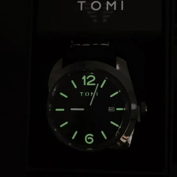 TOMI T-095 Luxury Watch Dial Quartz Date