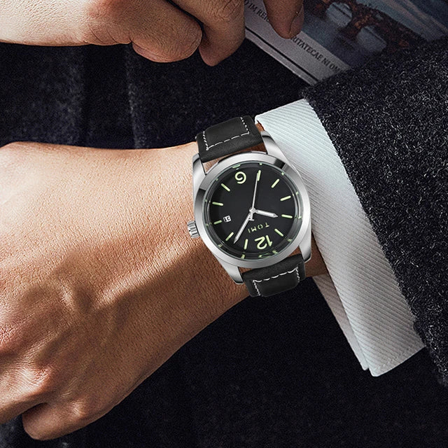 TOMI T-095 Luxury Watch Dial Quartz Date