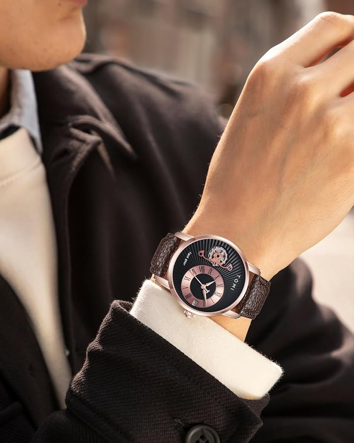 TOMI T-104 Face Gear Dual Strap Watch
