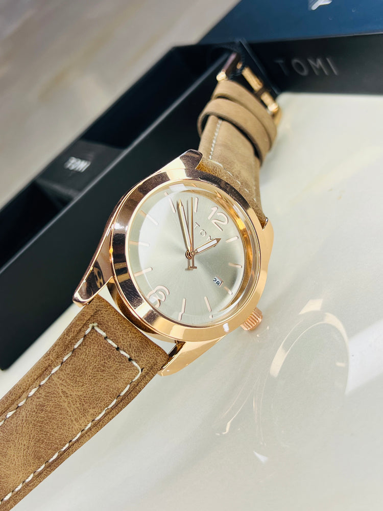 TOMI T-095 Luxury Watch Dial Quartz Date