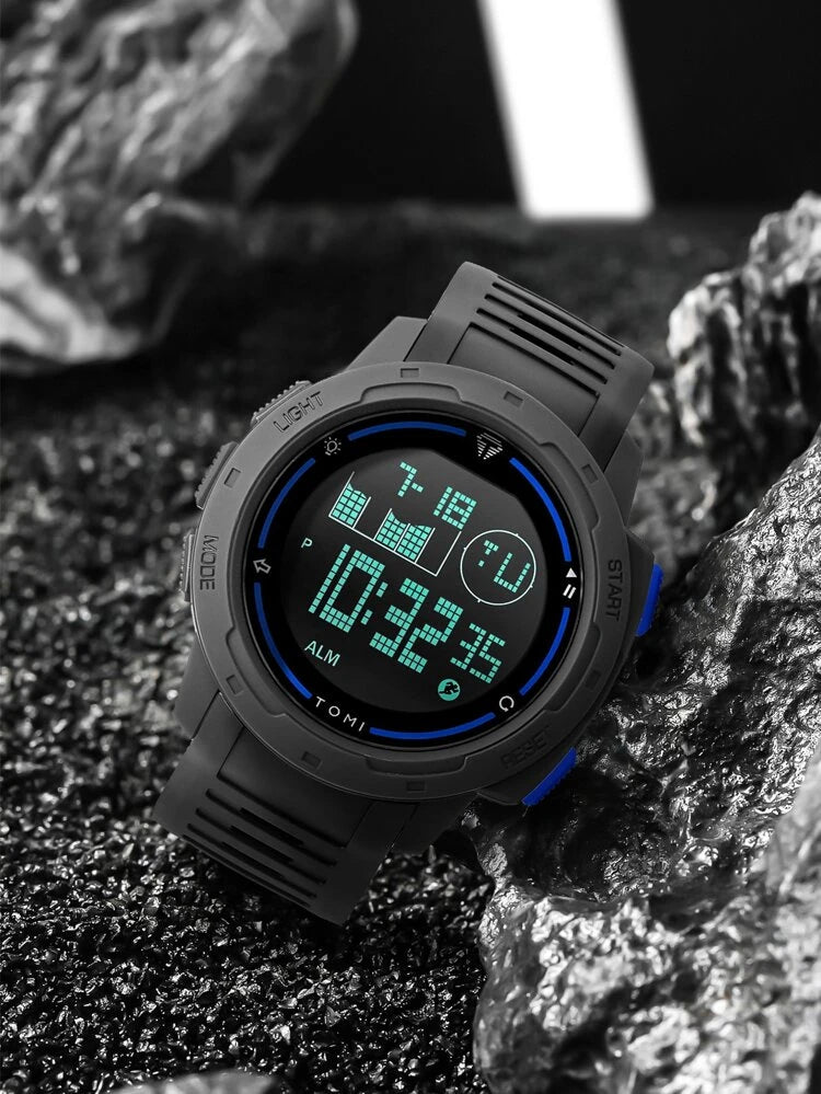 Light digital discount watch