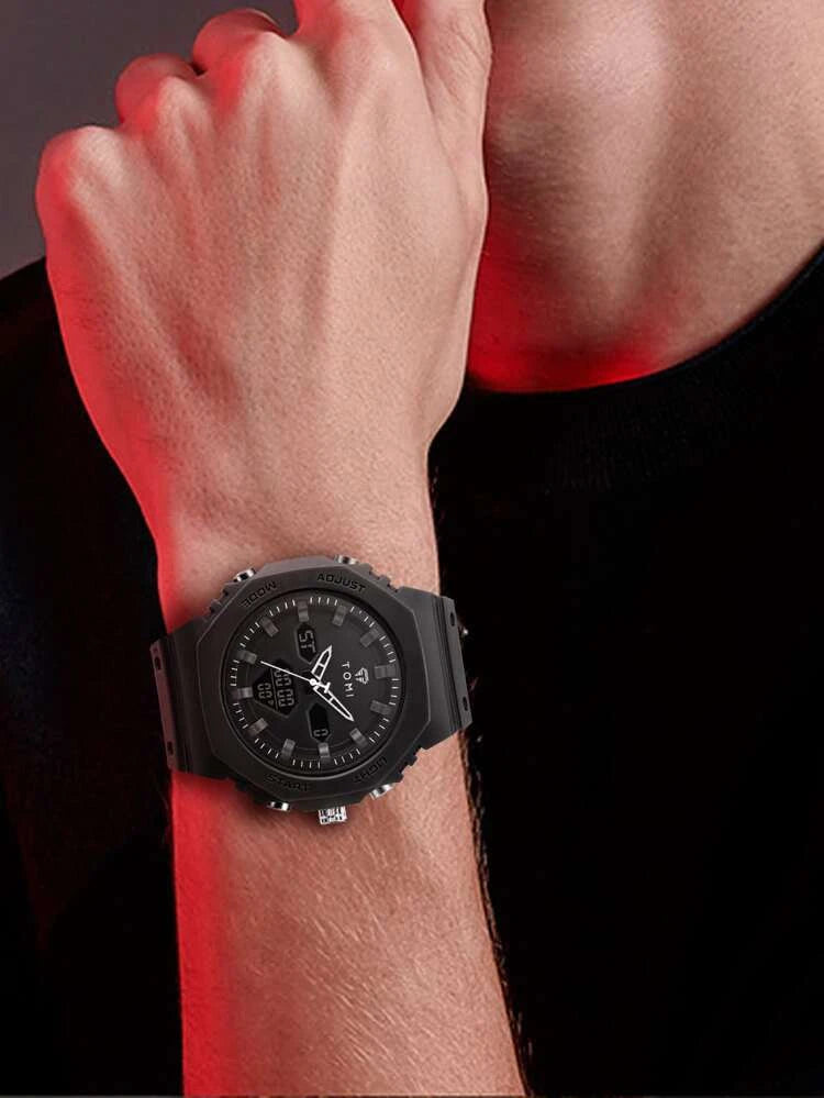 Dual time top sport watch