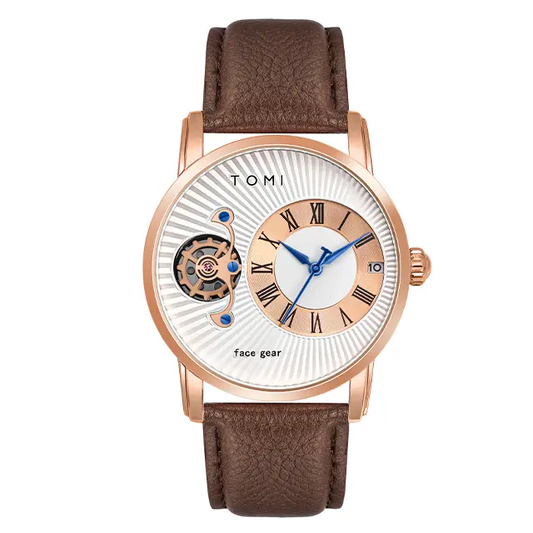 TOMI T-104 Face Gear Dual Strap Watch