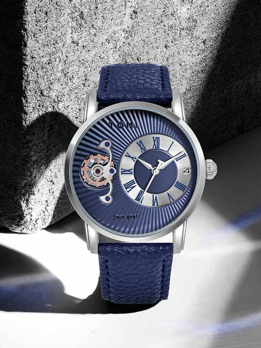 TOMI T-104 Face Gear Dual Strap Watch