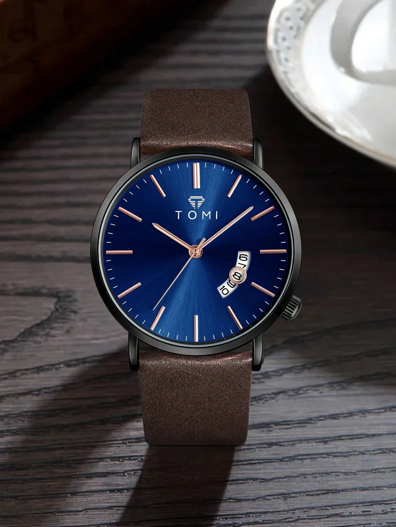 TOMI T-018 Date Quartz Luxury Slim Watch – New Arrival
