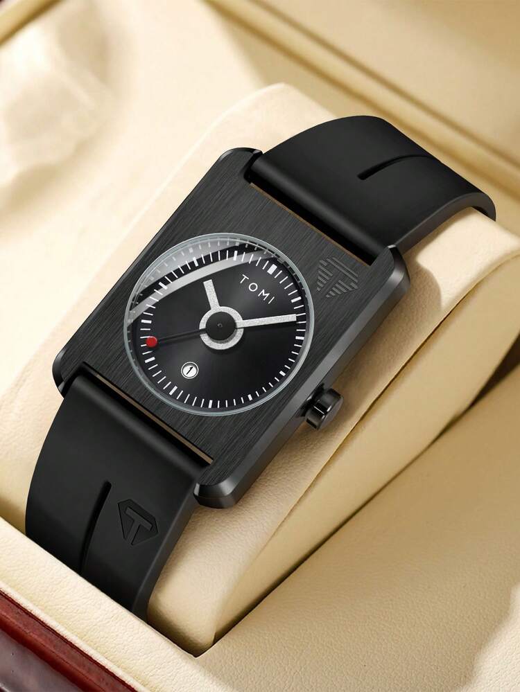 TOMI T-022 Magnet Lock Silicone Straps Tomi Tank Watch