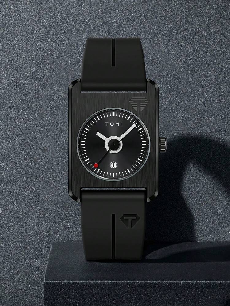 TOMI T-022 Magnet Lock Silicone Straps Tomi Tank Watch