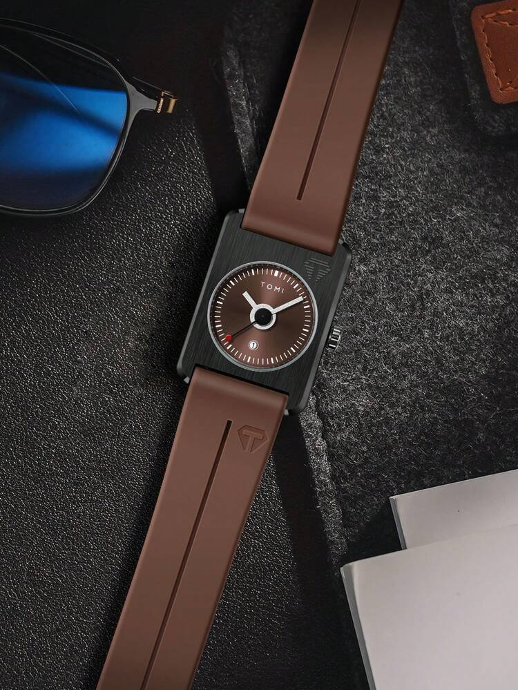 TOMI T-022 Magnet Lock Silicone Straps Tomi Tank Watch