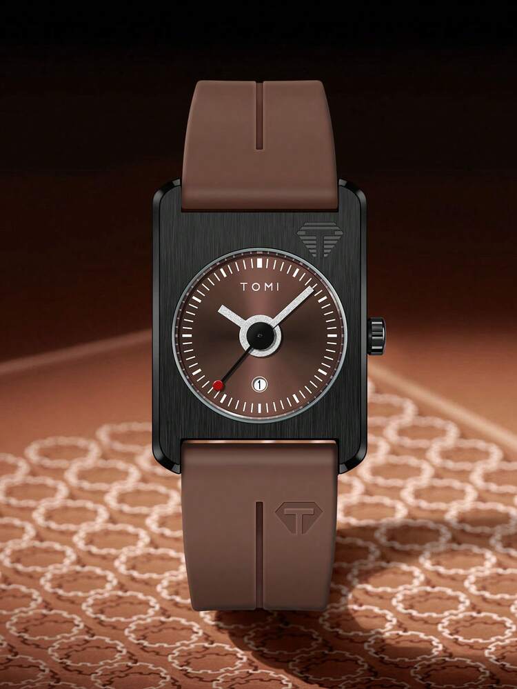 TOMI T-022 Magnet Lock Silicone Straps Tomi Tank Watch