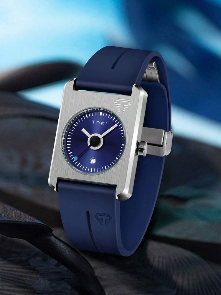 TOMI T-022 Magnet Lock Silicone Straps Tomi Tank Watch