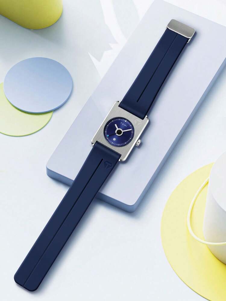 TOMI T-022 Magnet Lock Silicone Straps Tomi Tank Watch