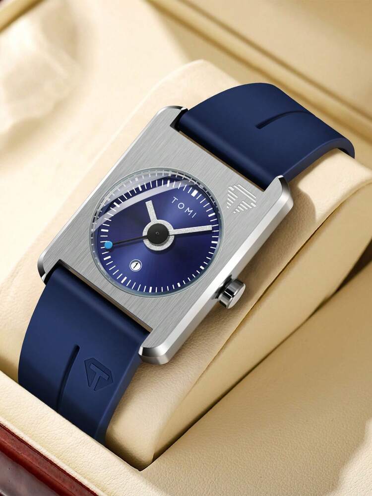 TOMI T-022 Magnet Lock Silicone Straps Tomi Tank Watch