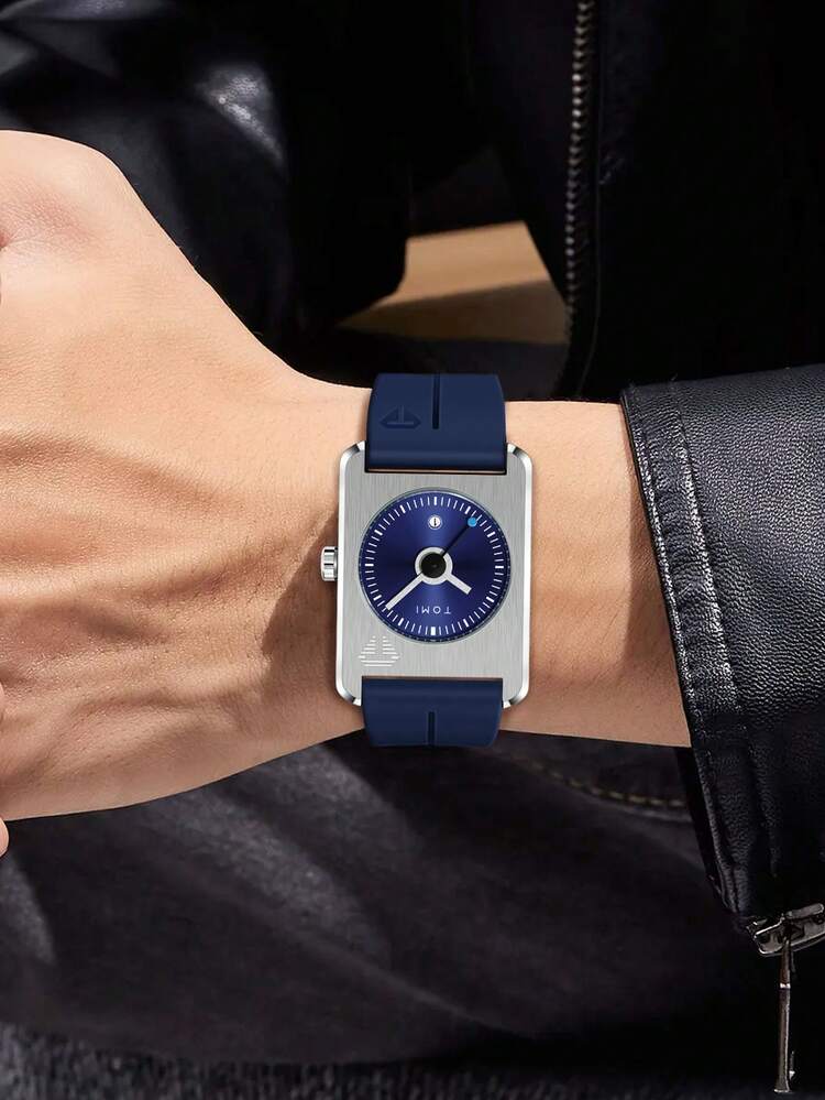 TOMI T-022 Magnet Lock Silicone Straps Tomi Tank Watch