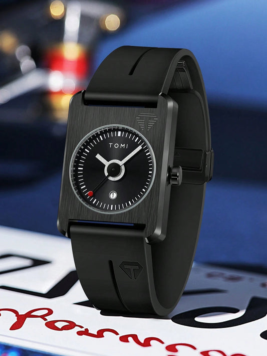 TOMI T-022 Magnet Lock Silicone Straps Tomi Tank Watch