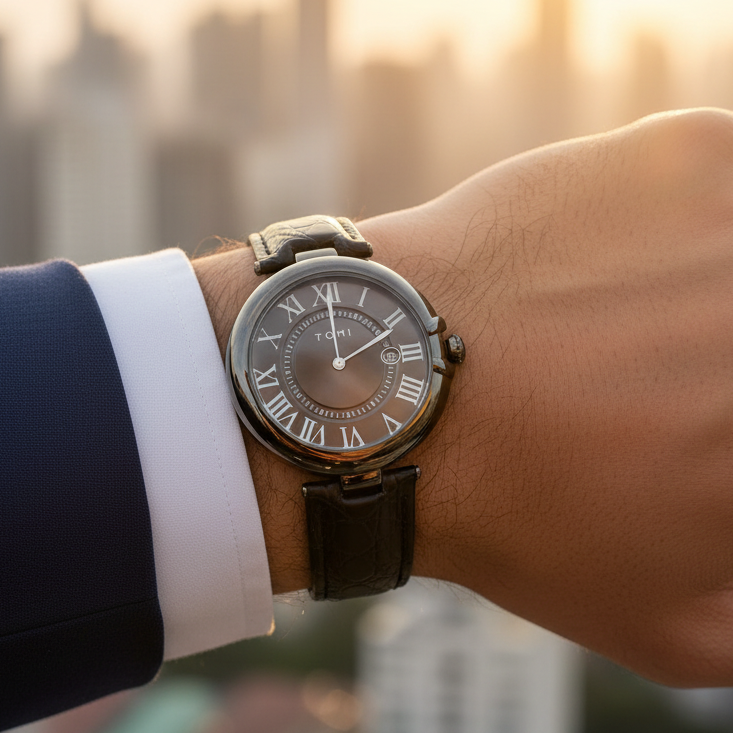TOMI T-075 Business Luxury Wrist Watch