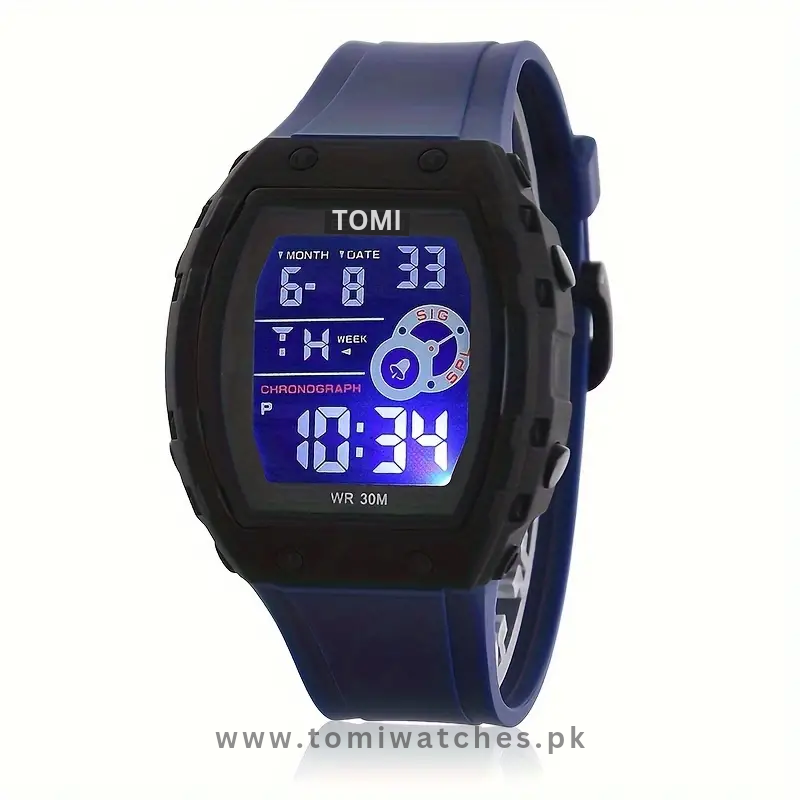 TOMI T-209 Sports Watch Digital Display Multi Functional
