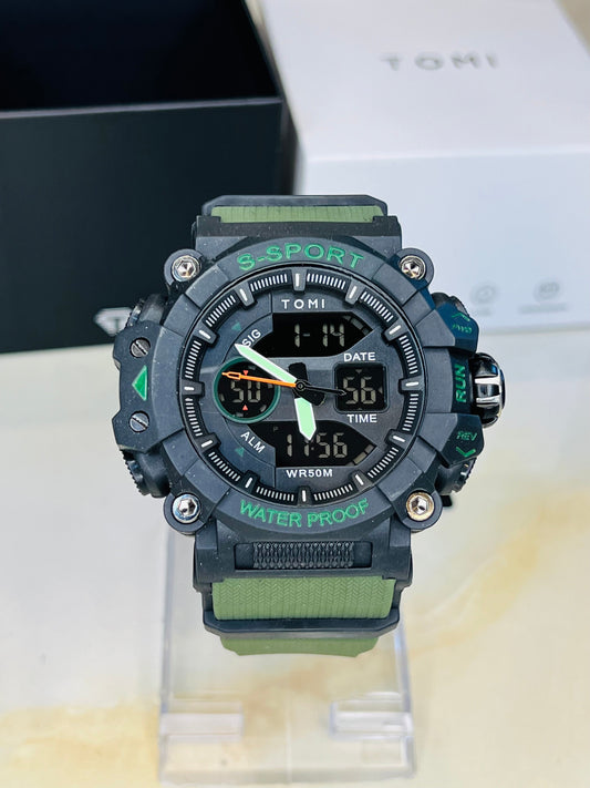 TOMI T-228 Men's Sports Watch Military Sports Watch