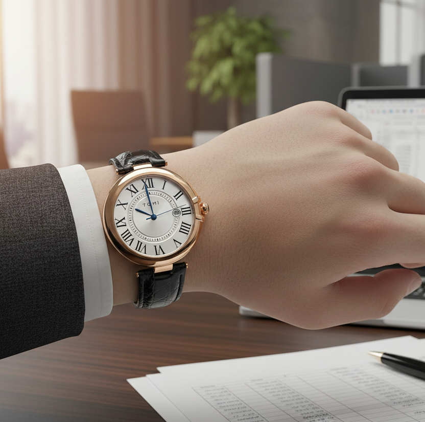 TOMI T-075 Business Luxury Wrist Watch