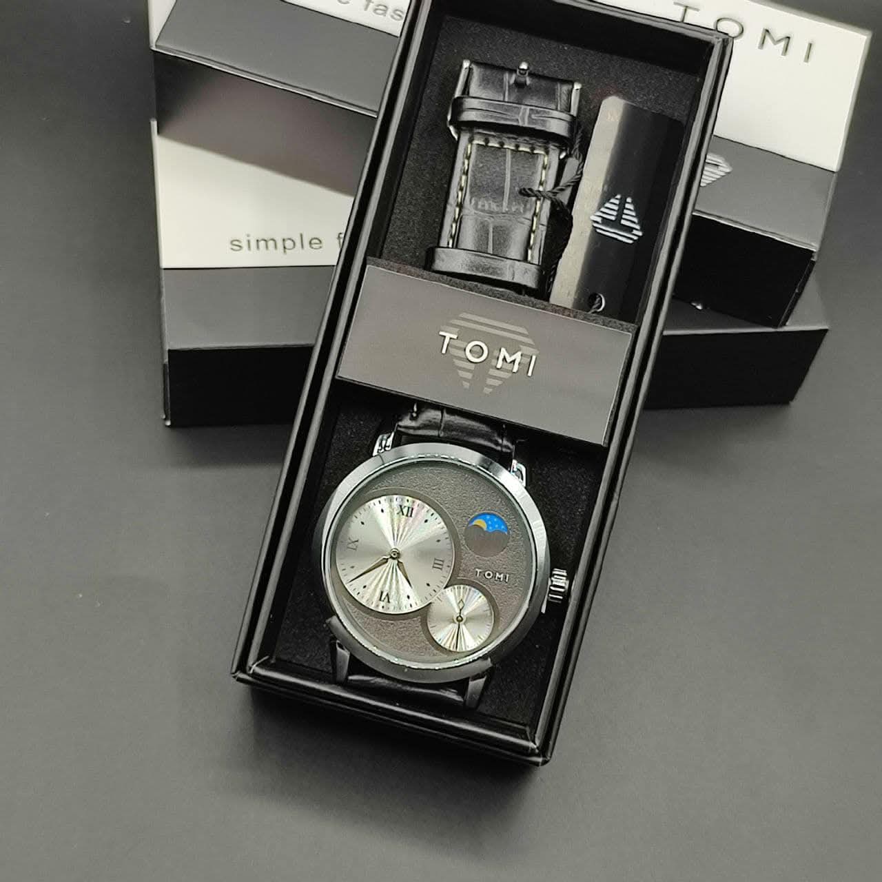 TOMI T-236 Moon Edition Chronograph Watch
