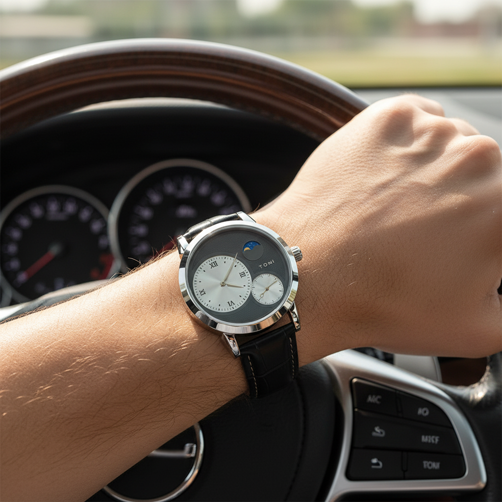 TOMI T-236 Moon Edition Chronograph Watch