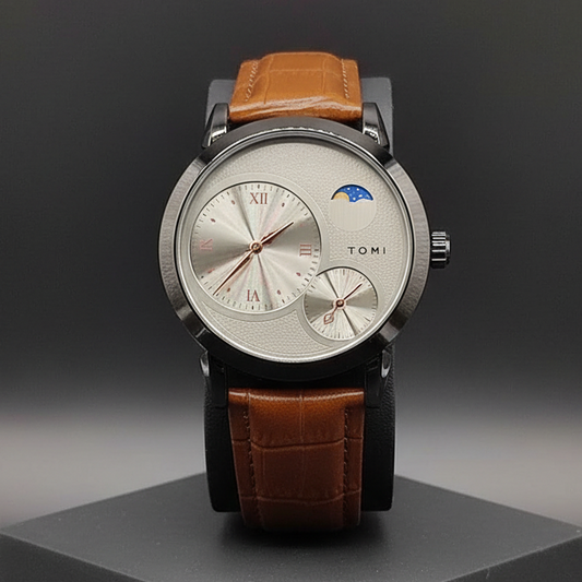TOMI T-236 Side Second Moon Graph Watch