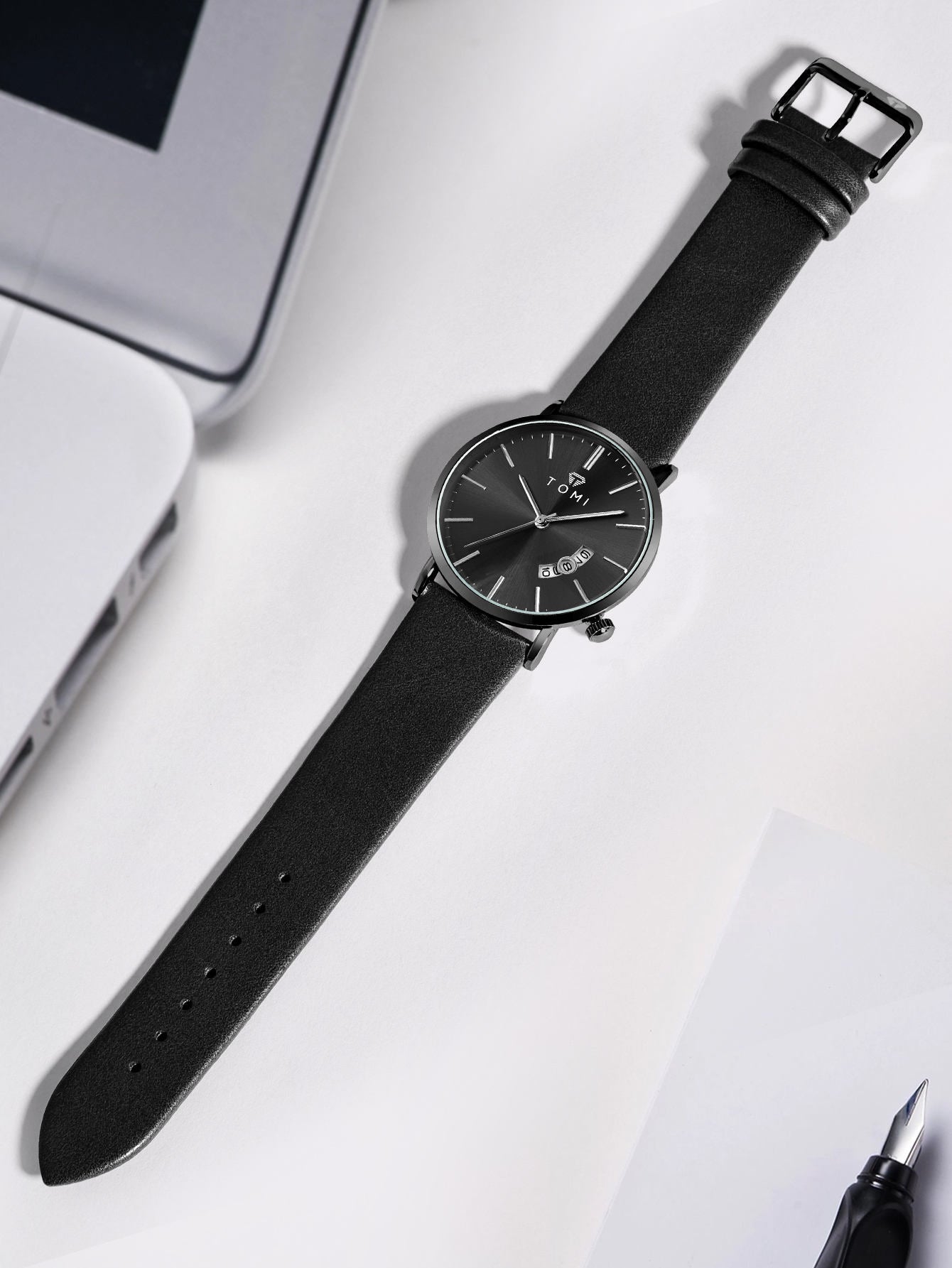 TOMI T-018 Date Quartz Luxury Slim Watch – New Arrival