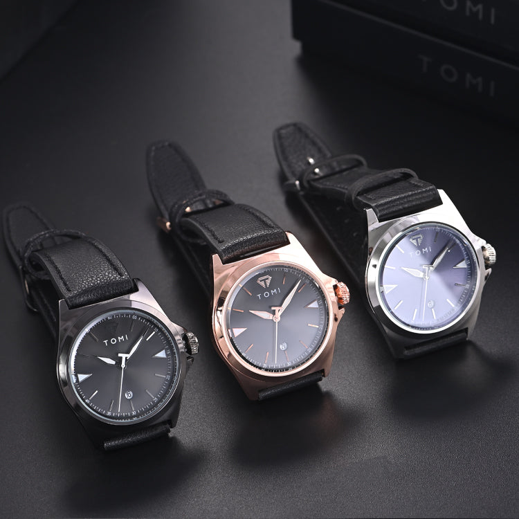 TOMI T-041 Business Watch Date Quartz