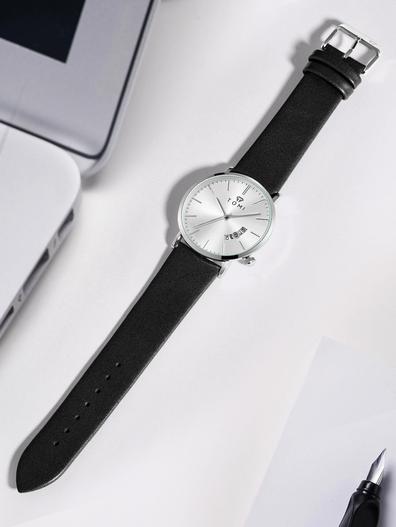 TOMI T-018 Date Quartz Luxury Slim Watch – New Arrival