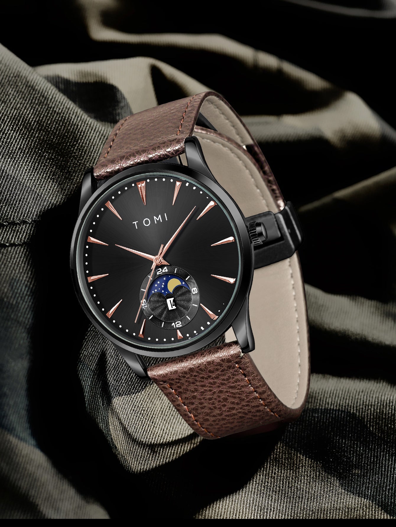 TOMI T-024 Magnet Lock Business Luxury Watch