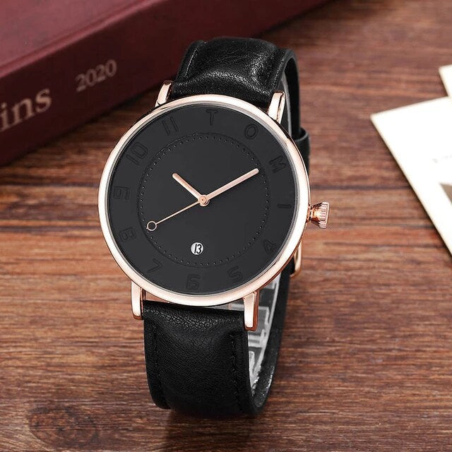 TOMI T 085 Men s Watch Date Quartz Round Dial