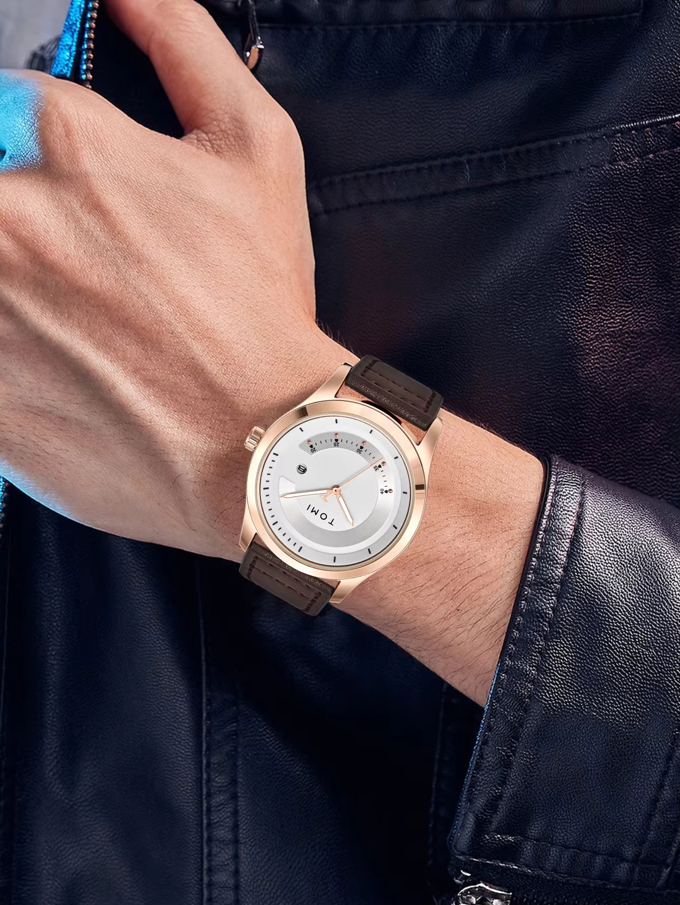 TOMI T-099 Business Wrist Watch For Men Date quartz