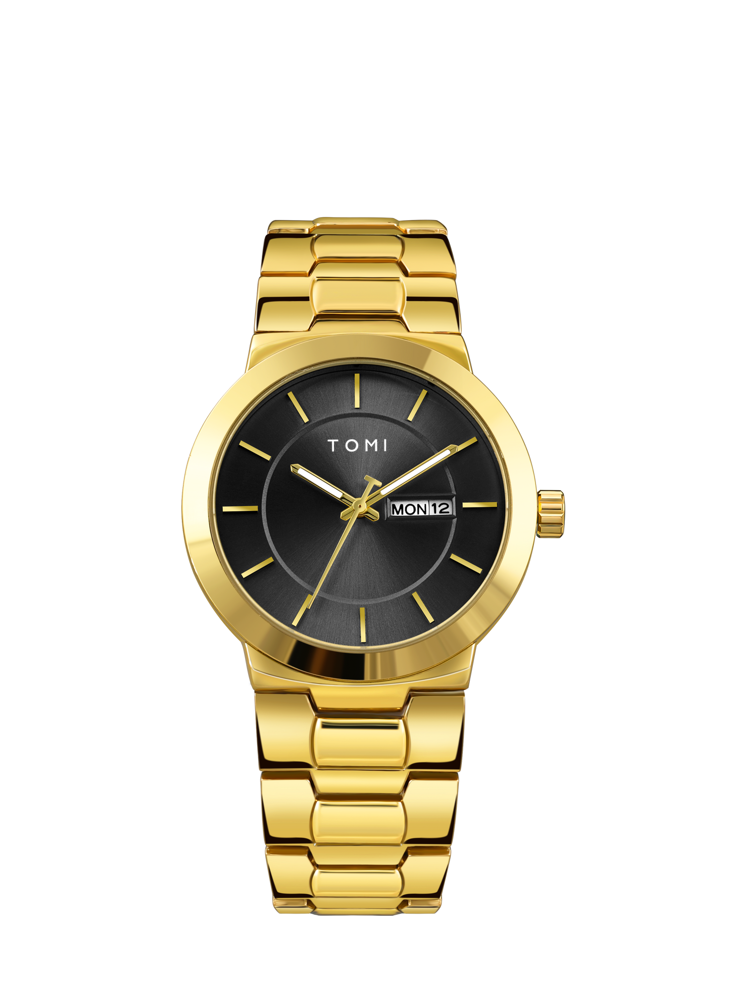 TOMI T-303 S3 Series Business Watch With Laple Badge Chain Adjuster Gift Box