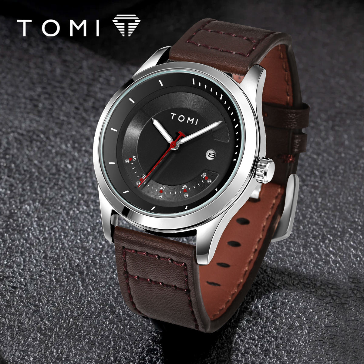 TOMI T-099 Business Wrist Watch For Men Date quartz